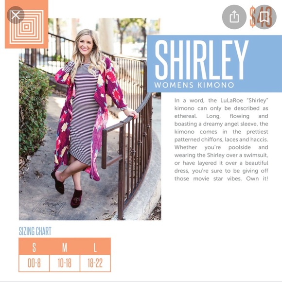 BNWOT S mint kimono cardigan lularoe Shirley - Picture 5 of 9